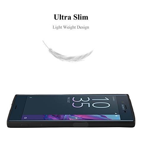 Custodia Compatibile Con Sony Xperia Xz / Xzs In Nero Metallico - Coperchio Protettivo In Silicone Tpu Flessibile - Foto 2