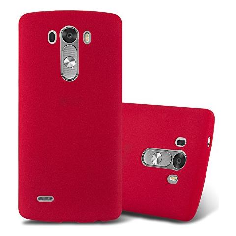 Custodia Compatibile Con Lg G3 In Frost Rosso - Coperchio Protettivo In Silicone Tpu Flessibile - Foto 1