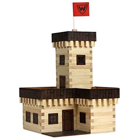 Valacchia 8594036430297 Torre Castello In Legno Modello Costruzione Settraccia Lgb 1 1: 32 - Foto 1