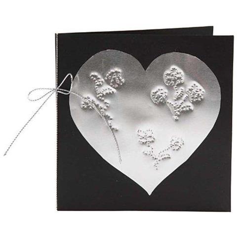 22091 15 X 21 Cm 09 Millimetri 10 Pezzi Stamping Foil Spessore Argento - Foto 2