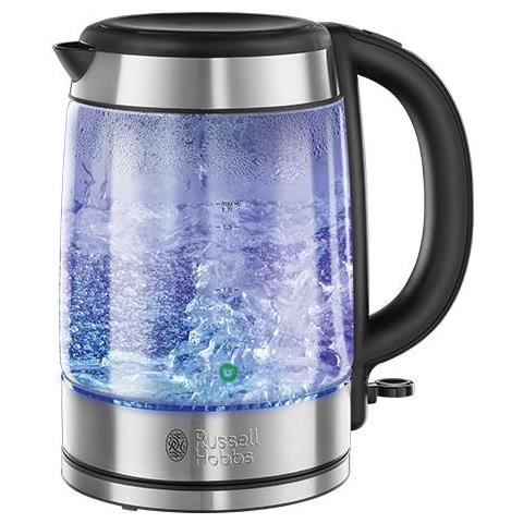 Bollitore Elettrico Glass Kettle con Capacità 1.7 Litri Potenza 2200 W Colore Acciaio Inossdiabile / Trasparente - Foto 1