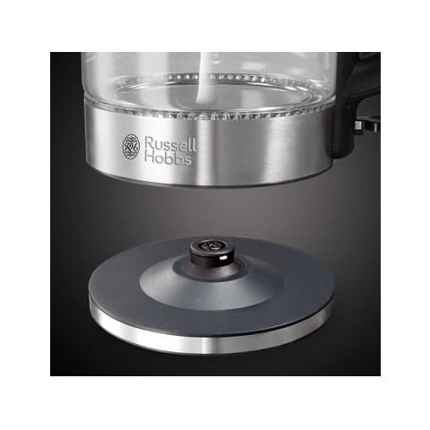 Bollitore Elettrico Glass Kettle con Capacità 1.7 Litri Potenza 2200 W Colore Acciaio Inossdiabile / Trasparente - Foto 2