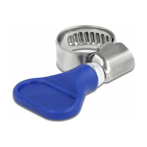 19511 Fascetta Per Manichetta Blu Butterfly Clamp - Foto 1