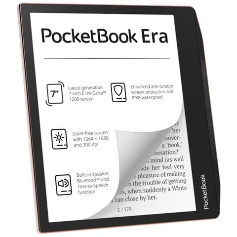 Era Stardust lettore e-book Touch screen 16 GB Nero, Rame - Foto 2