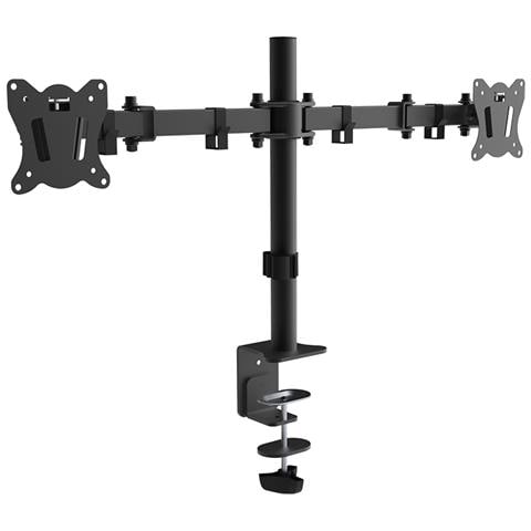 Uchwyt monitorowy podwójny Everest 13-27" MT015 68,6 cm (27") Nero Scrivania - Foto 1