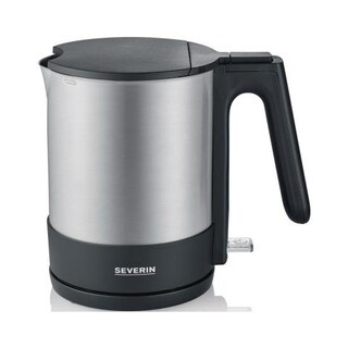 SEVERIN Bollitore Elettrico WK 9555, Acciaio Inox, 1.7L, 2400W, Senza BPA, Apertura Coperchio XXL, Indicatore Livello Acqua, Base Girevole 360°