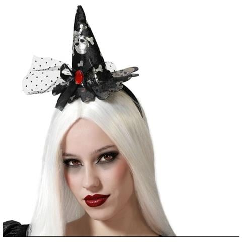 Diadema Cappello Strega Halloween - Foto 1