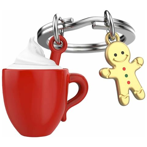 Portachiavi Hot Chocolate 3,5 X 1 X 9,1 Cm Multicolore - Foto 1