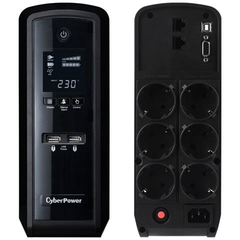 Cyber Power CP1350EPFCLCD, 35 kVA 780 W Colore Nero - Foto 1