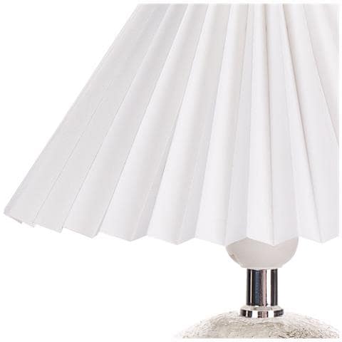 Set Di 2 Lampade Da Tavolo Zeyi Ceramica Bianco - Foto 2