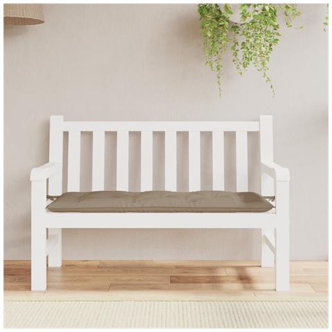 Cuscino Per Panca Tortora 120x50x7 Cm In Tessuto Oxford - Foto 3