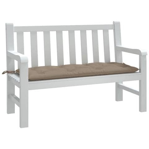 Cuscino Per Panca Tortora 120x50x7 Cm In Tessuto Oxford - Foto 1