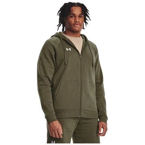 Ua Rival Fleece Fz 1379767-390, Uomini, Verde, M - Foto 1