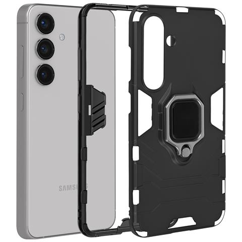Cover Per Samsung Galaxy S24 Anello Supporto Bi-materia Anti-urto - Foto 2