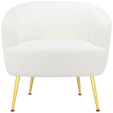 Paloma Sedia Accento In Orsacchiotto Bianco - Foto 2