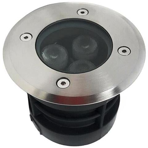 Faretto Segnapassi Da Terra Calpestabile Led Luce Bianca 3 Watt Giardino Ip67 - Foto 1