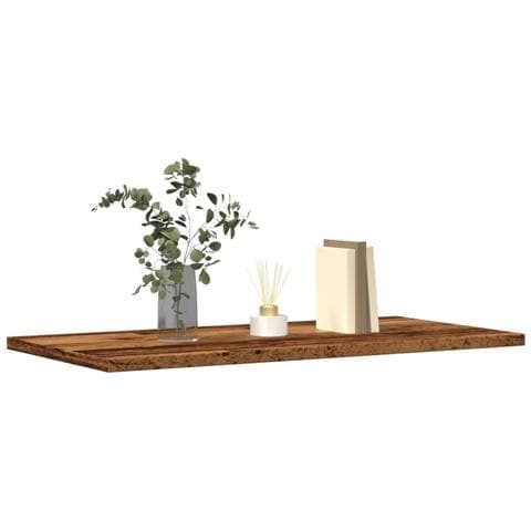 Mensole A Parete 4 Pz Legno Antico 60x30x1,5 Cm In Truciolato - Foto 1