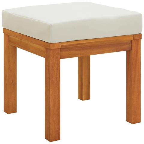 Set da Pranzo Giardino 11 pz con Cuscini Legno Massello Acacia - Foto 10