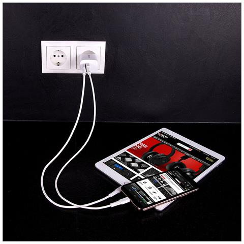 73413 Caricabatterie per dispositivi mobili Universale Bianco AC Ricarica rapida Interno - Foto 2
