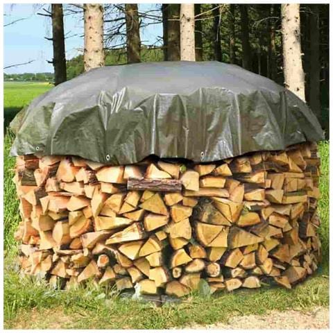 Telo Di Copertura Rotondo 210g/m² 4 Metri (12, 57m²) - Foto 3