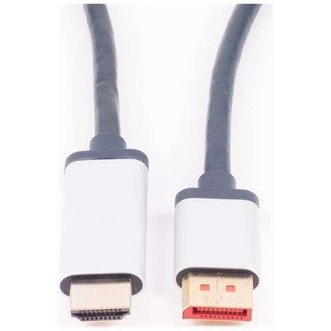 SP03-21055 cavo e adattatore video 5 m DisplayPort HDMI tipo A (Standard) Blu - Foto 4