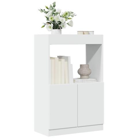 Credenza Bianca 63x33x100 Cm In Truciolato - Foto 1