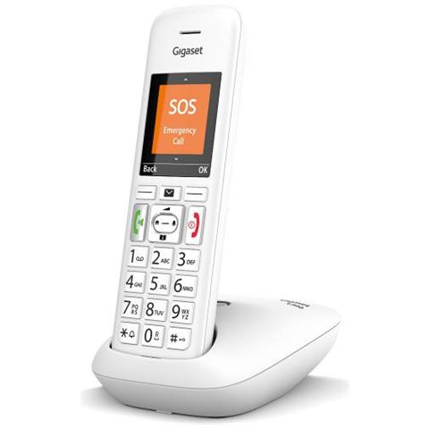 Gigaset E390 Telefono Analogico/dect Identificatore Di Chiamata Bianco - Foto 3