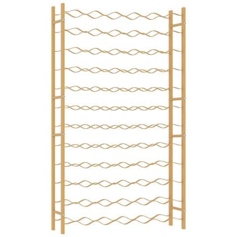 Portabottiglie Per 72 Bottiglie Metallo Oro - Foto 1