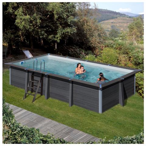 Piscina Composita Avantgarde 606 X 326 X 124 Cm Led Rettangolare - Foto 1