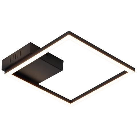 Moderna Plafoniera A Led Nera Per Soggiorno, Sala Da Pranzo, Corridoio, 3000k - Foto 1