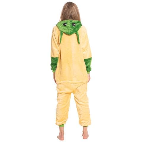 Pigiama Da Donna Tuta Kigurumi Intera Star Wars Yoda Giallo 175-185 Cm Xl - Foto 2