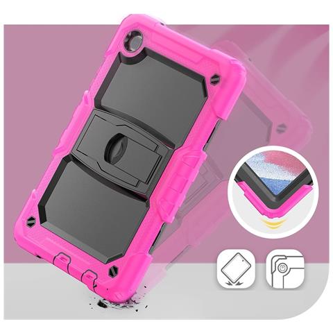 Custodia Per Samsung Galaxy Tab A7 Lite 8.7"" Antiurto Con Supporto Rosa - Foto 4