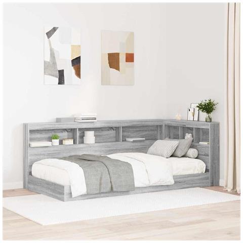 Testata contenitore Grigio sonoma 80 cm Legno multistrato - Foto 2