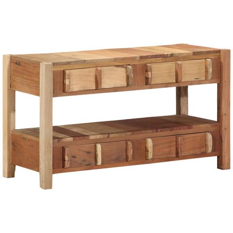 Mobile TV 83x33x46 cm in Legno Massello Recuperato - Foto 1