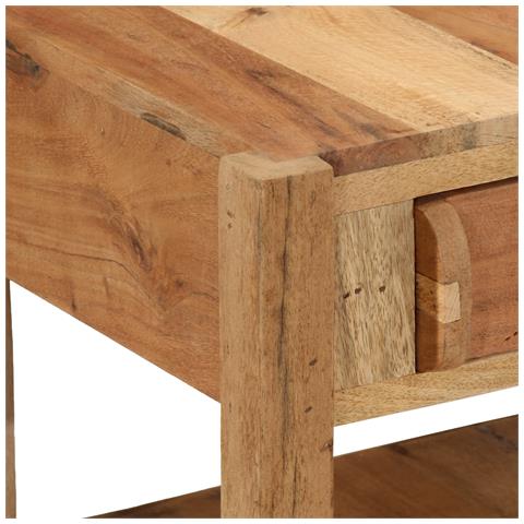 Mobile TV 83x33x46 cm in Legno Massello Recuperato - Foto 9