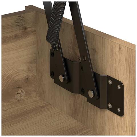 Tavolino da salotto rovere artigianale 102 x 50 x 52.5 cm - Foto 9