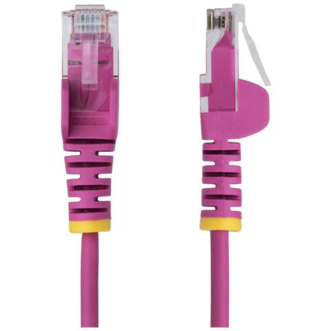 Cavo Ethernet CAT6 Rosa da 15m; Patch UTP con Plug RJ45 Antigroviglio e Rilievi di Trazione, Cavo Lan Slim in Rame Puro 28AWG, Sottoposto a test Fluke - Foto 5