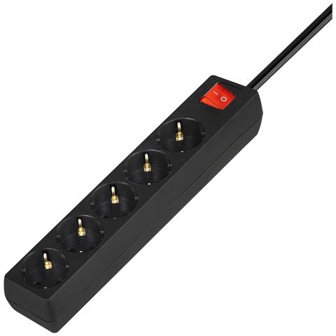 LZ-15 Presa elettrica intelligente 5 presa (e) AC Universale 5 m 0 2500 W Nero - Foto 2