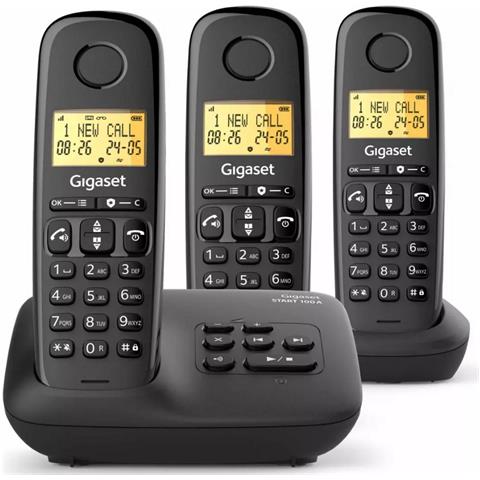Telefono Cordless Dect Nero - Basic100atrionoir - Foto 1