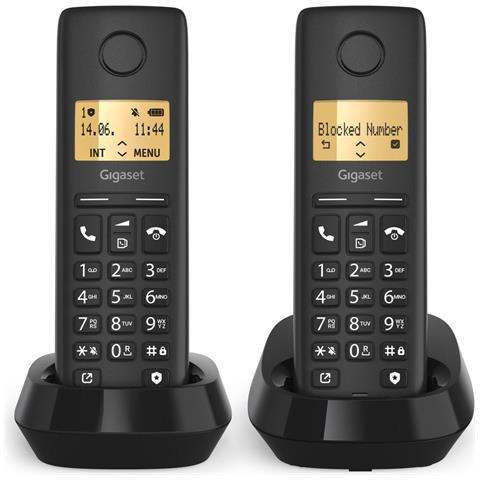 BASIC 100 DUO Telefono analogico /DECT Identificatore di chiamata Nero - Foto 6
