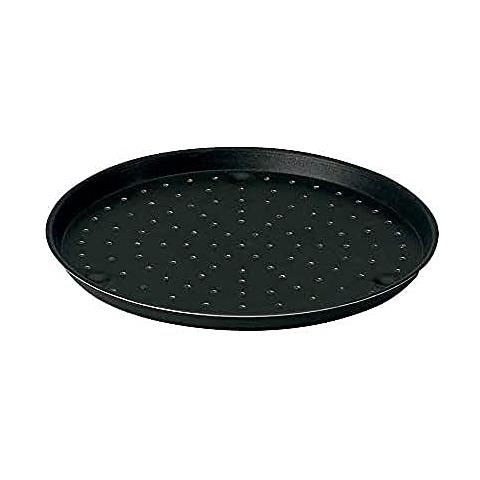 67828 - Teglia per pizza, in alluminio forato, 28 cm, nera - Foto 1