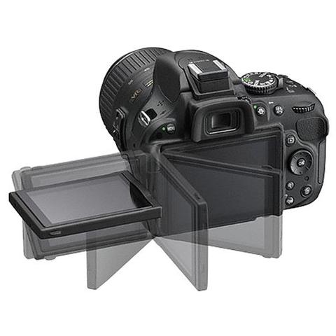 D5200 Nero Kit + AF-S DX 18-55 mm VR + 55-300mm VR Sensore CMOS 24.1 Mpx Display 3" Filmati Full HD Stabilizzata - Europa - Foto 2