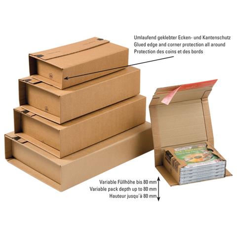 Scatola Automontante Marrone Cartone 14 x 10.1 x 4.3 cm CP02017 - Foto 1