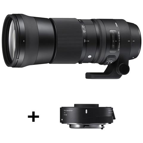 Obiettivo 150-600 F / 5-6,3 Dg Os Hsm Contemporanea + Tc-1401 Ha - Foto 2