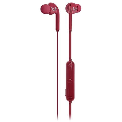 Vibe Wireless Cuffie Auricolari Bluetooth con Cavo con Microfono e Telecomando Integrati Colore Rosso rubino - Foto 2