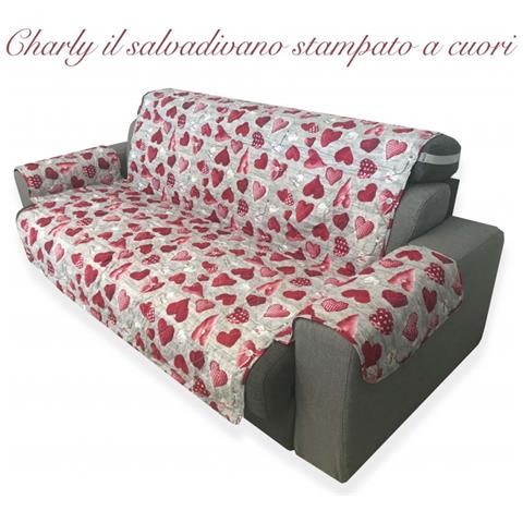 55 1 Posto Seduta cm tex family COPRIDIVANO PN SALVADIVANO Elegance Panna ANTIMACCHIA Trapuntato Piano Liscio 