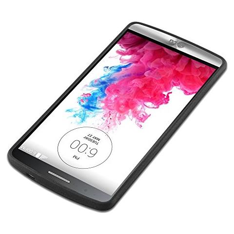 Custodia Compatibile Con Lg G3 In Frost Nero - Coperchio Protettivo In Silicone Tpu Flessibile - Foto 2