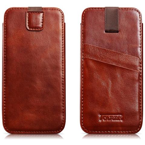 Cuoio Di Iphone 6 / 6s Caso Vintage Brown - Foto 1