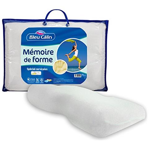 Blu Abbraccio Cuscino Omemfoergcerv, Cotone / Poliestere, Bianco, 35 X 50 X 11 Cm - Foto 1