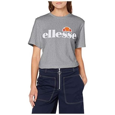 Ellesse Albany Maglietta Da Donna, Donna, Maglietta, Sgs03237, Grigio (grigio Chiaro), 40 - Foto 1